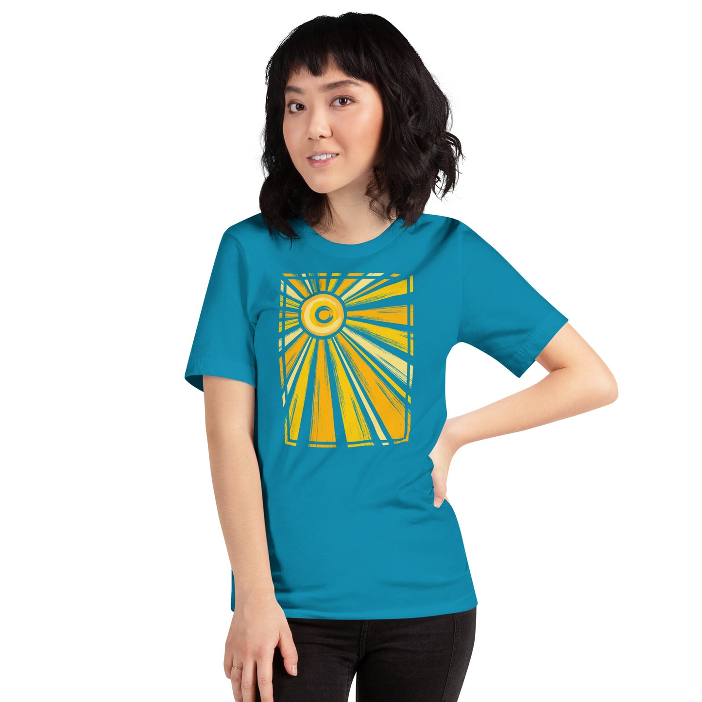 Enjoy Sunrays Whole Year Round! Unisex t-shirt to remind Yourself of the warm Summertimes.