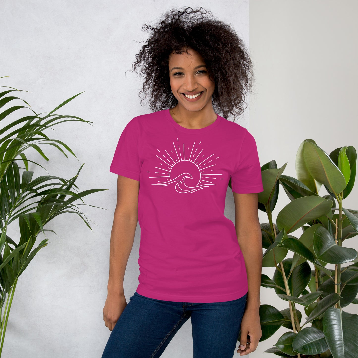 Sun and Waves? SunWaves! Unisex t-shirt for the Summer Beach Memories!