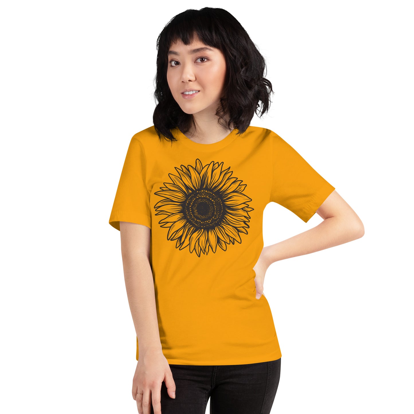 THE Sunflower! Unisex t-shirt for THE Summer Feeling!