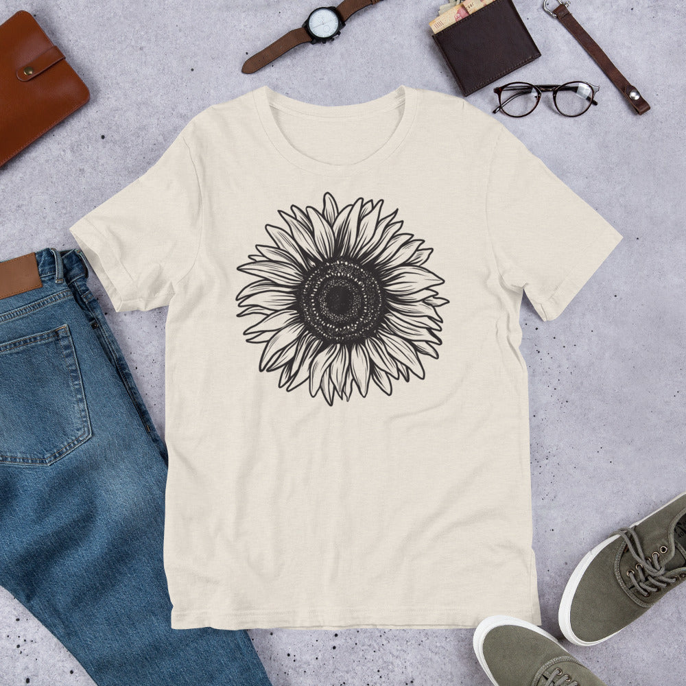 THE Sunflower! Unisex t-shirt for THE Summer Feeling!