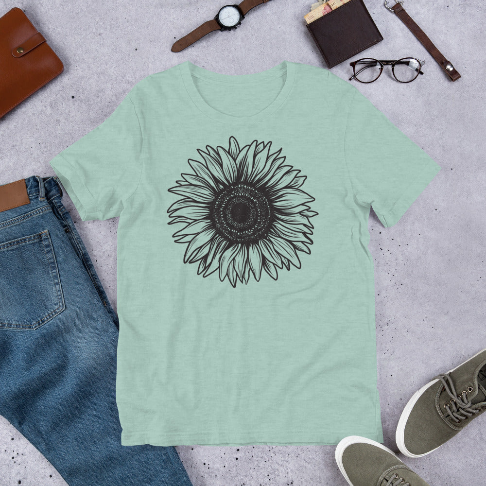 THE Sunflower! Unisex t-shirt for THE Summer Feeling!