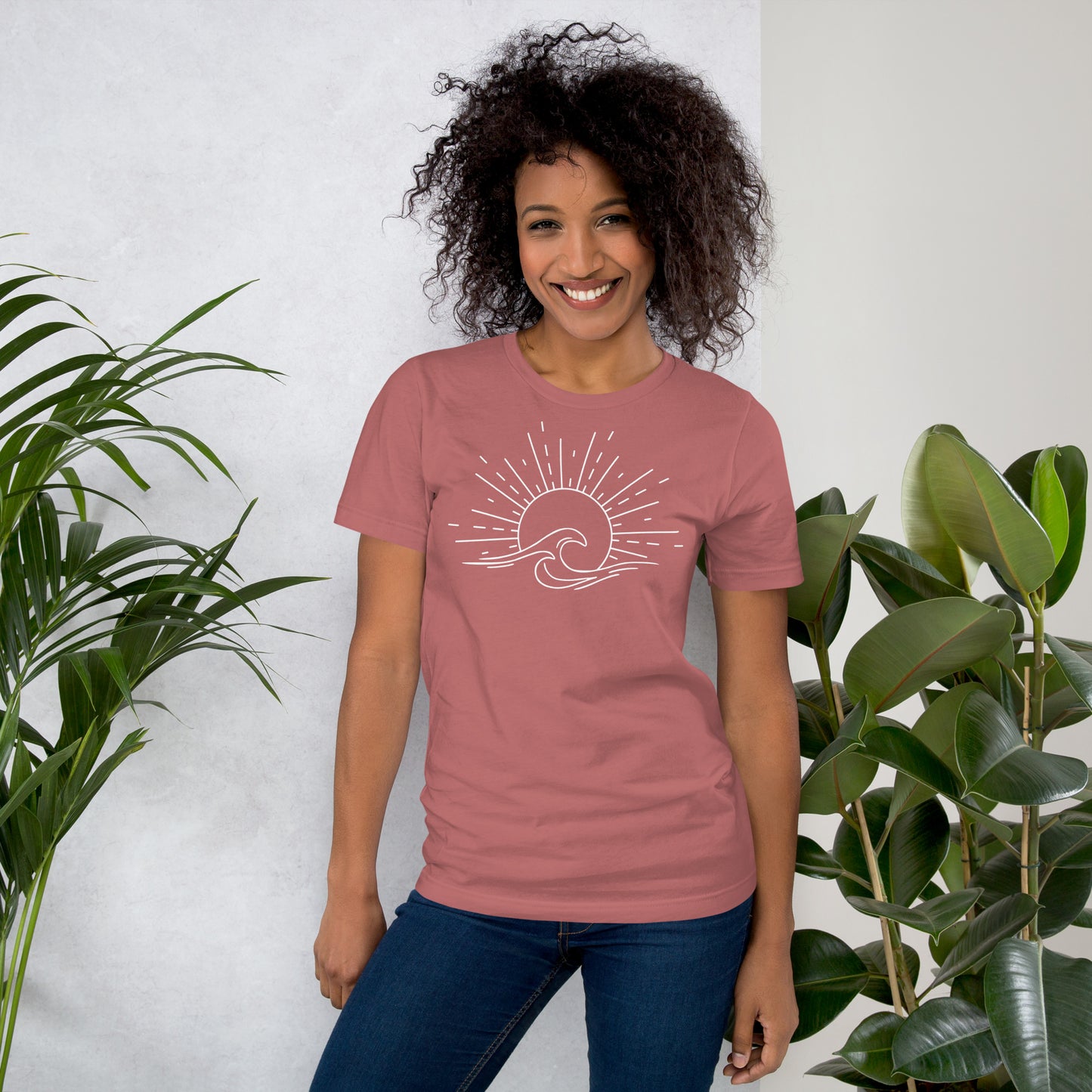 Sun and Waves? SunWaves! Unisex t-shirt for the Summer Beach Memories!