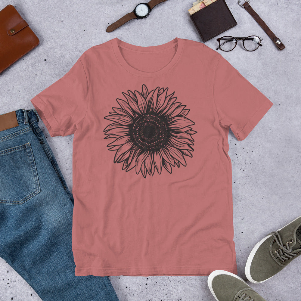 THE Sunflower! Unisex t-shirt for THE Summer Feeling!