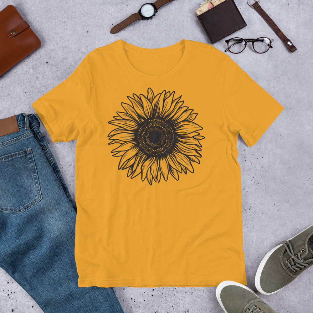 THE Sunflower! Unisex t-shirt for THE Summer Feeling!