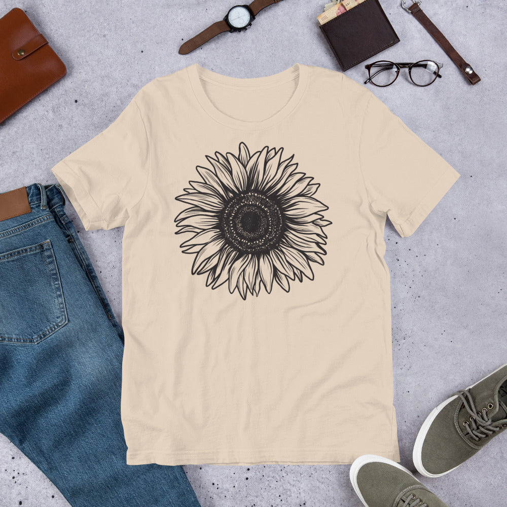 THE Sunflower! Unisex t-shirt for THE Summer Feeling!