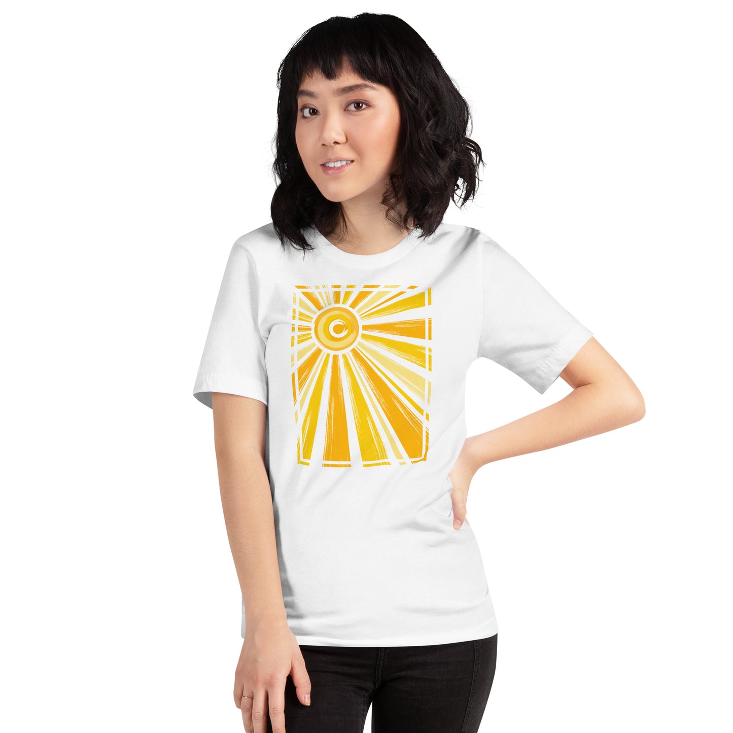 Enjoy Sunrays Whole Year Round! Unisex t-shirt to remind Yourself of the warm Summertimes.