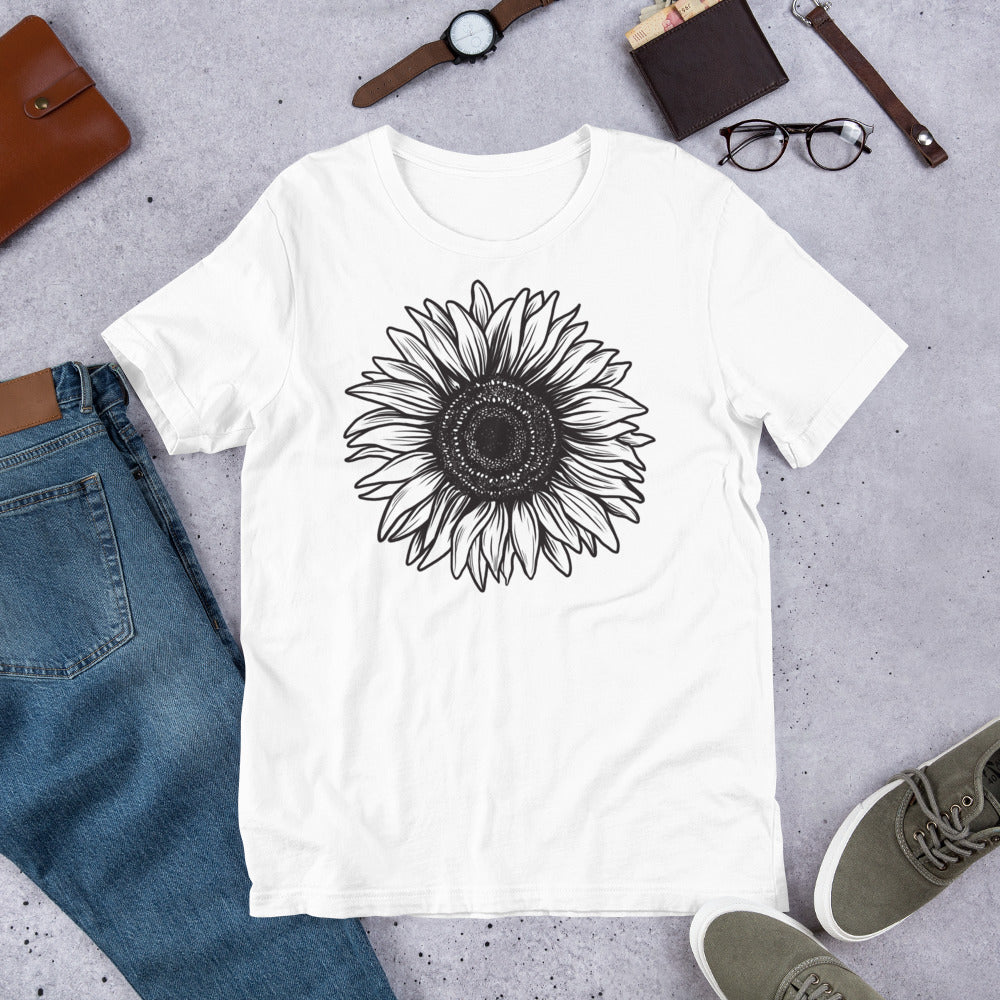 THE Sunflower! Unisex t-shirt for THE Summer Feeling!