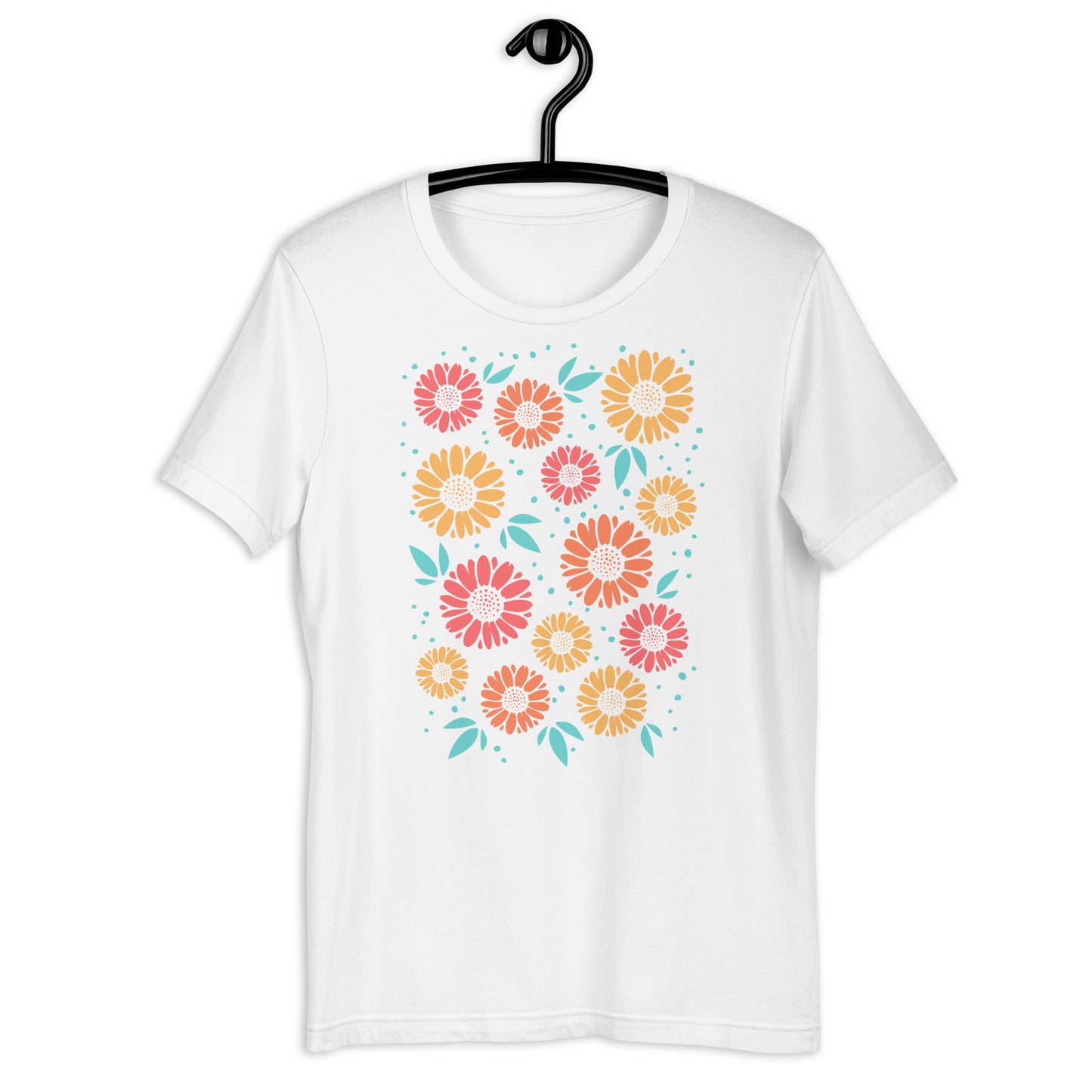 Daisies Daisies! In Colours. Unisex t-shirt for sunny days!